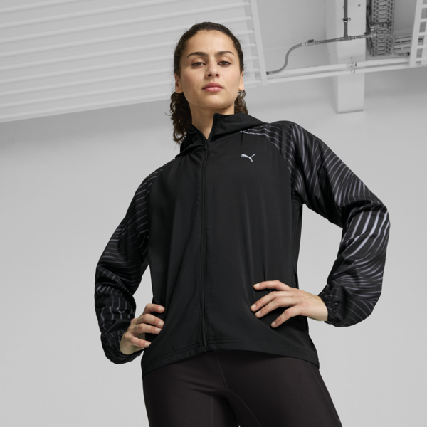 Campera de running para mujer Favourite Velocity, PUMA Black, large-ARG