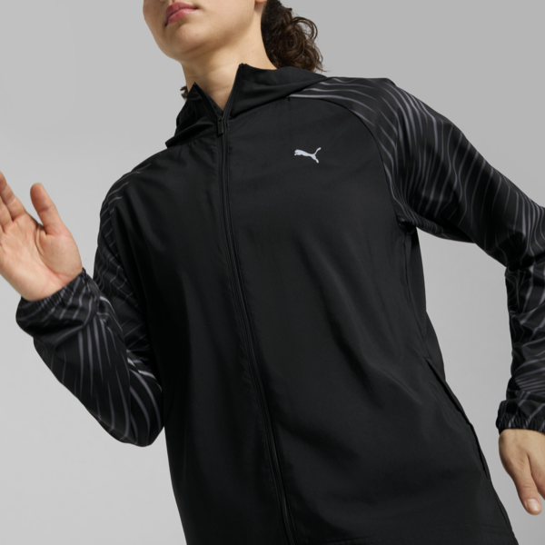 Campera de running para mujer Favourite Velocity, PUMA Black, large-ARG