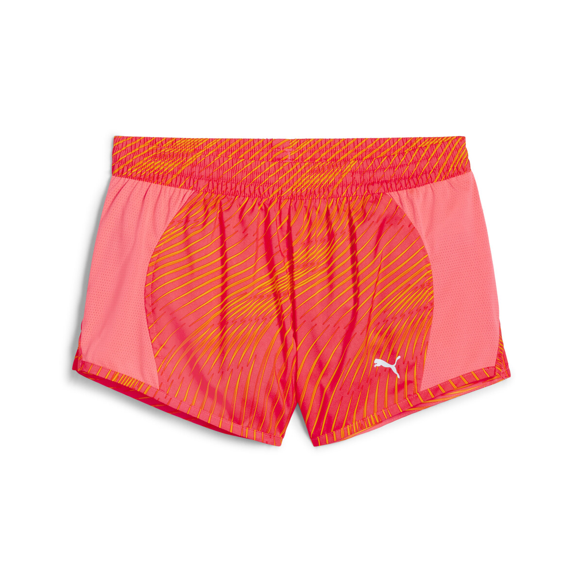 "Favourite Velocity 3"" Printed Woven Running Shorts Women in Sunset Glow/Sun Stream by PUMA, Medium"
