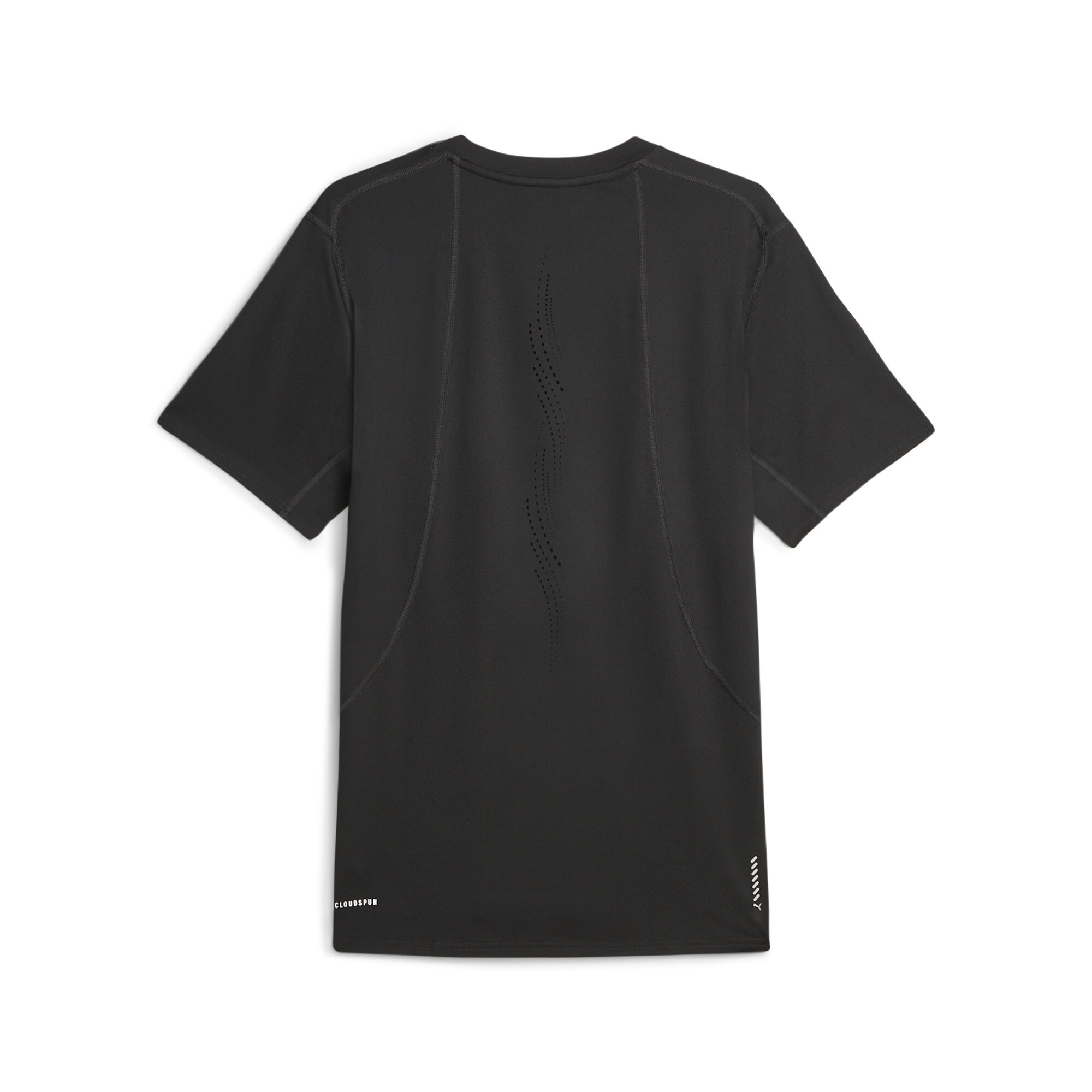 Men's PUMA Cloudspun Running T-Shirt In Black, Size XS