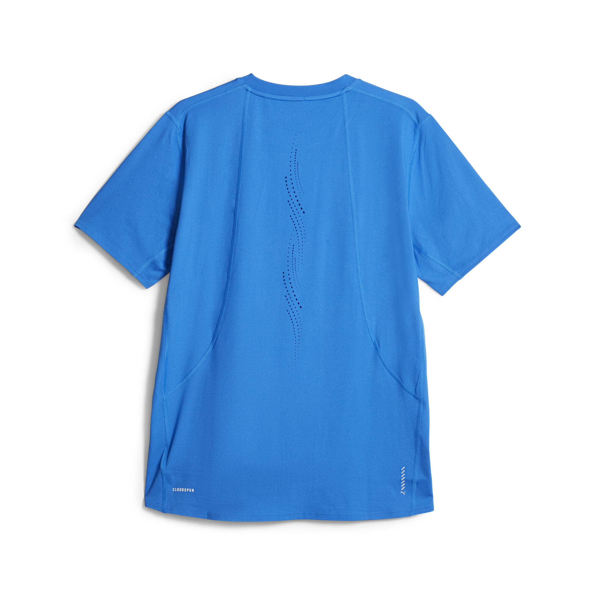 Men's PUMA Cloudspun Running T-Shirt In Blue, Size XS