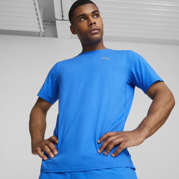 Remera de running Cloudspun para hombre, Ultra Blue, large-ARG