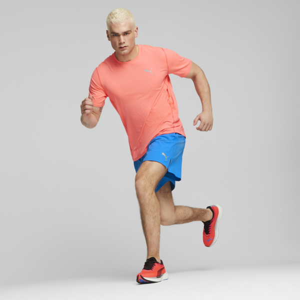 Remera de running Cloudspun para hombre, Fire Orchid, large-ARG