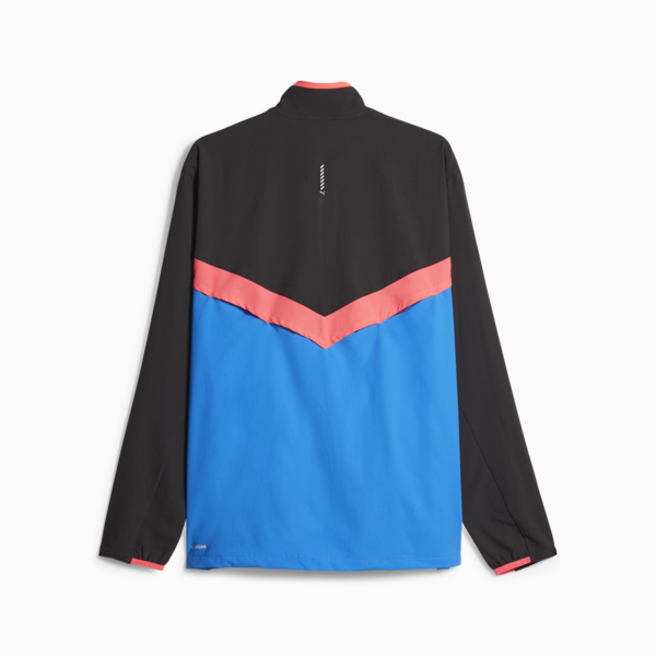 ULTRAWEAVE Men's Running Jacket, PUMA Black-Ultra Blue, large-ZAF