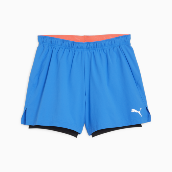 Shorts para correr Ultraweave 2-in-1 para hombre, Ultra Blue-PUMA Black, large-MEX