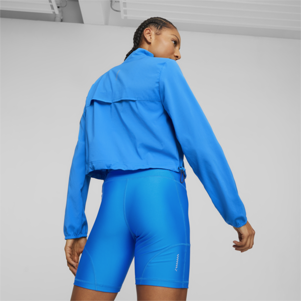 Half-Zip Running Jacket Women, Ultra Blue, large-ZAF