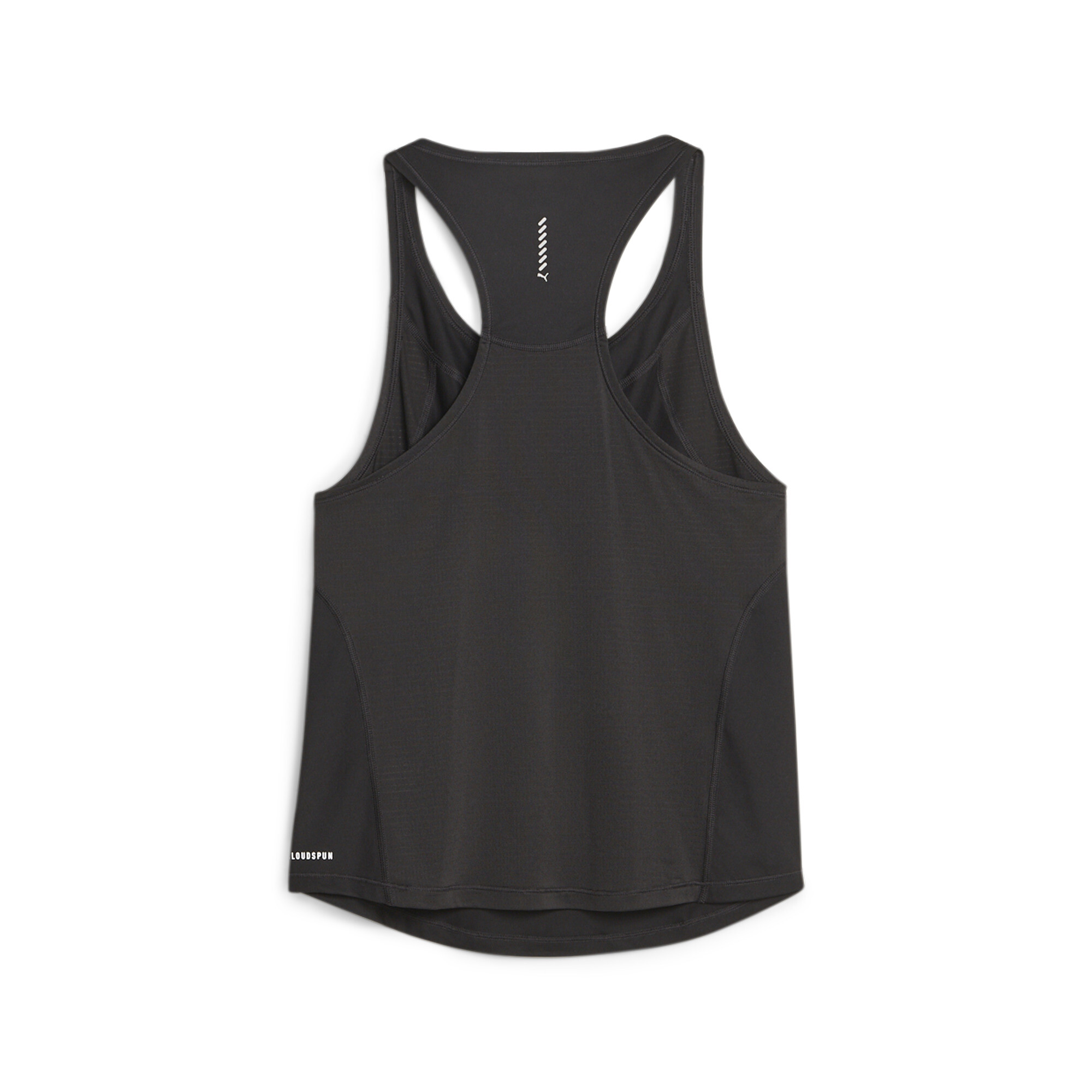 Women's PUMA RUN CLOUDSPUN Sleeveless Running Tank Top In Black, Size XS