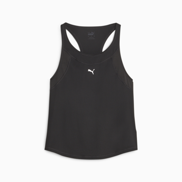 Remera de tirantes de running Cloudspun para mujer, PUMA Black, large-ARG