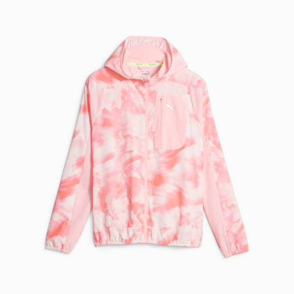 Campera de running para mujer 2 en 1 Ultraweave, Koral Ice, large-ARG