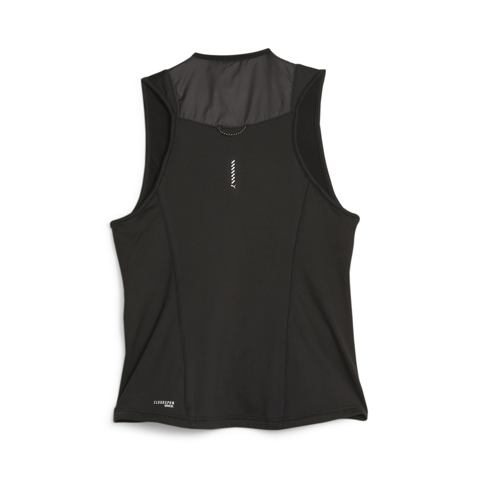 Women's PUMA RUN CLOUDSPUN WRMLBL Padded Running Vest In Black, Size 2X-Small