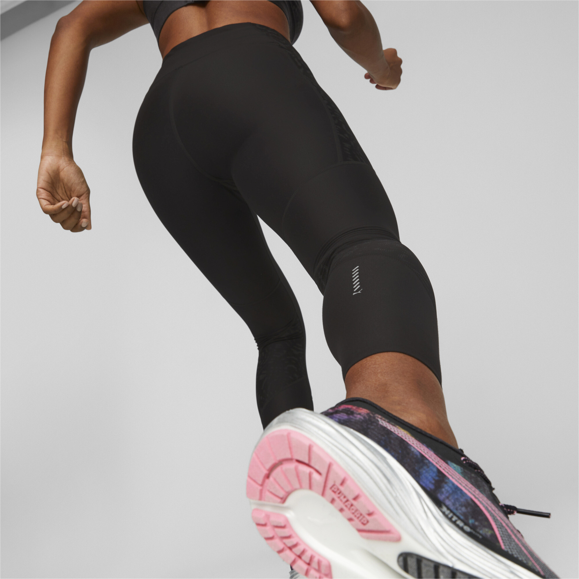 Women's Puma ULTRAFORM's High-Waisted Running Tights, Black, Size XS, Clothing