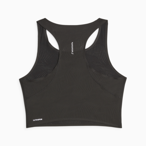 Ultraspun Running Crop Tank Top Women, PUMA Black, large-ZAF