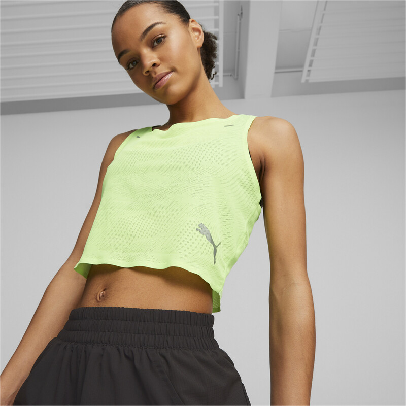 Women's PUMA Ultraspun Running Crop Tank Top