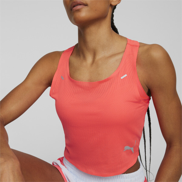 Red puma crop top hotsell