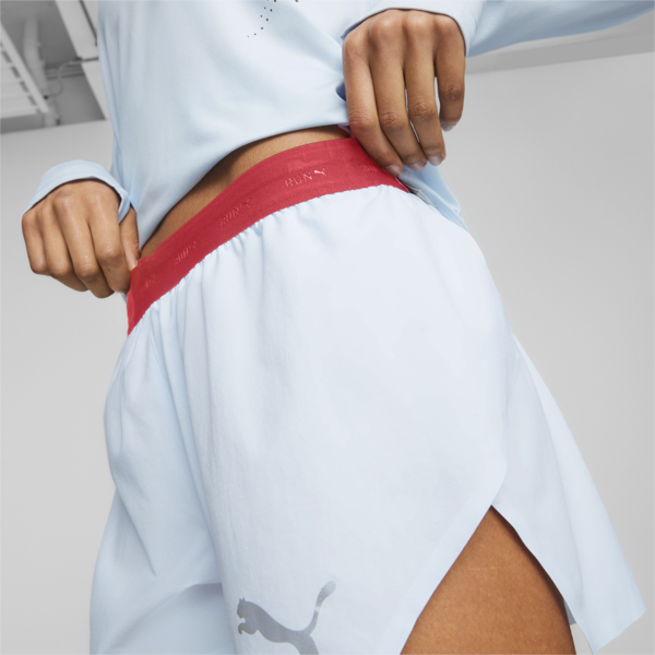 Ultraweave Split Running Shorts Women, Icy Blue, large-ZAF