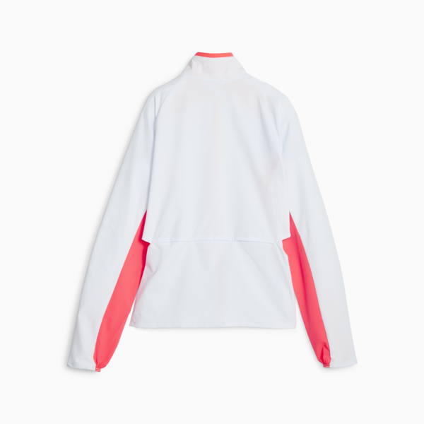 ULTRAWEAVE Women's Running Jacket, Icy Blue-Fire Orchid, large-ZAF