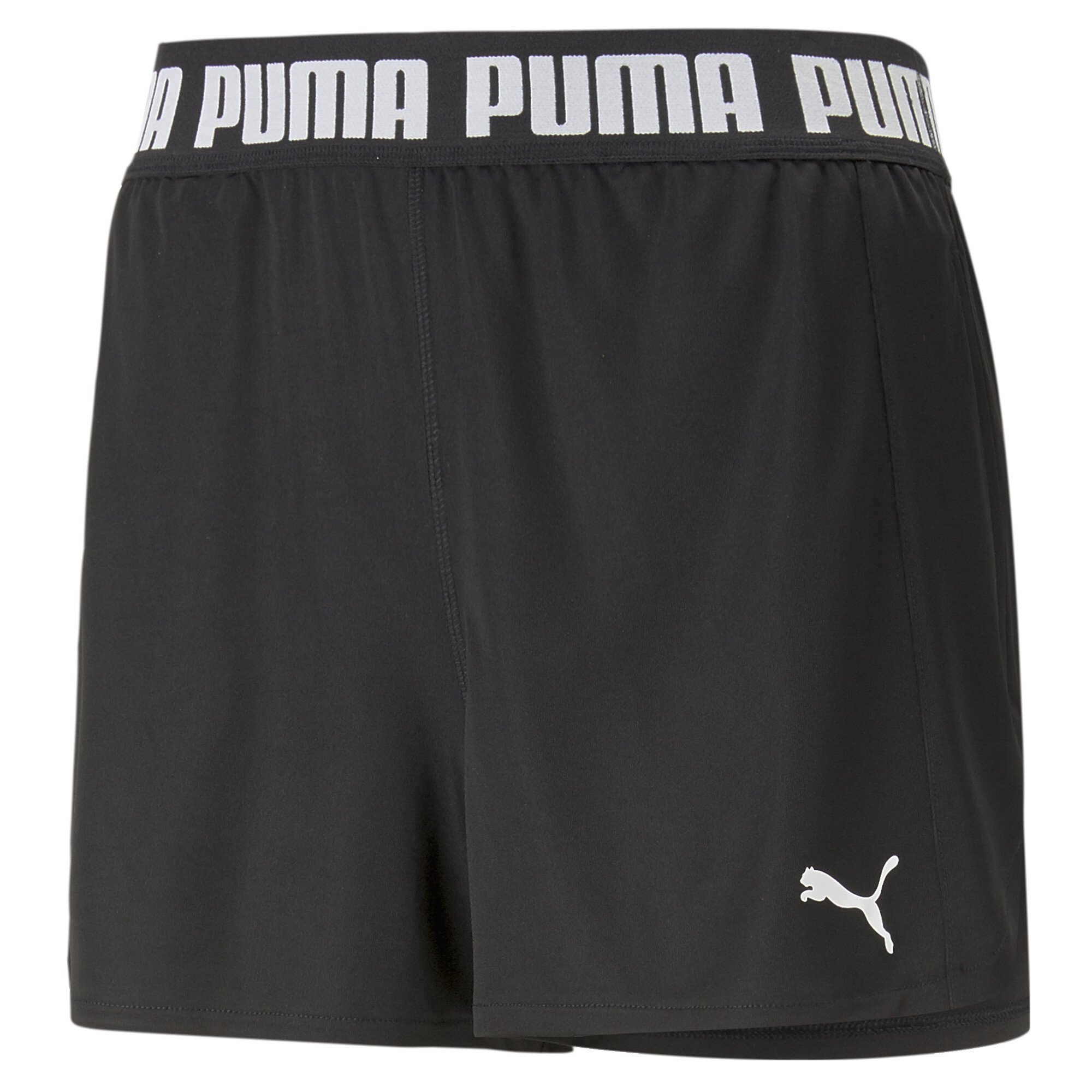 Women's Puma TRAIN ALL DAY 3 Knit Training Shorts, Black, Size 2X, Clothing