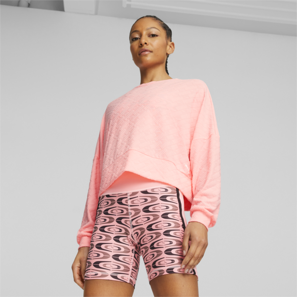 Buzo para mujer PUMA Fit, Koral Ice, large-ARG