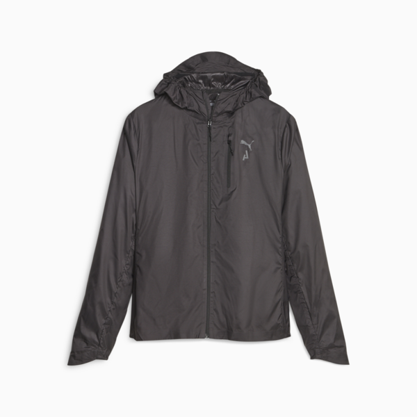 SEASONS Women's Lightweight Trail Running Jacket, PUMA Black, large-ZAF