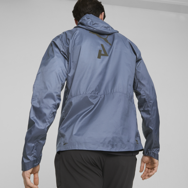 SEASONS Men's Lightweight Running Jacket, Inky Blue, large-ZAF