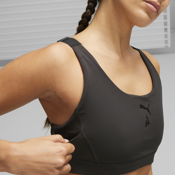 Seasons High-Impact Running Bra Women, PUMA Black, large-ZAF