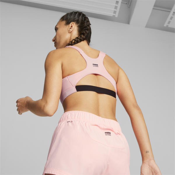 Seasons High-Impact Running Bra Women, Koral Ice, large-ZAF