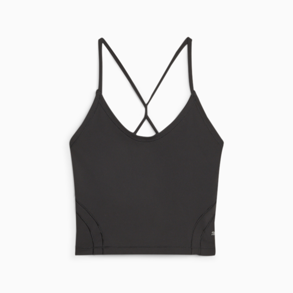 Top de training corto para mujer Studio Ultrabare, PUMA Black-SHIBORI, large-ARG