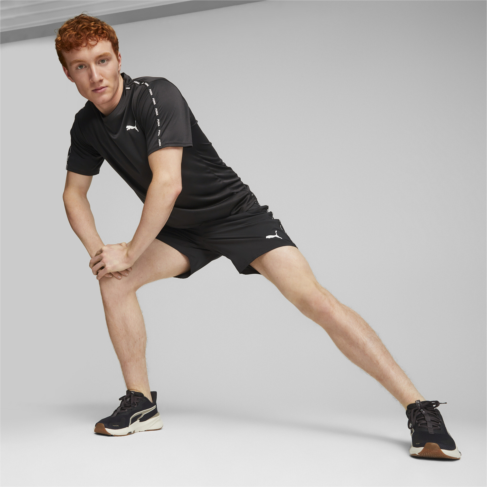 Men's PUMA Fit 7 Training Shorts In Black, Size 2XL