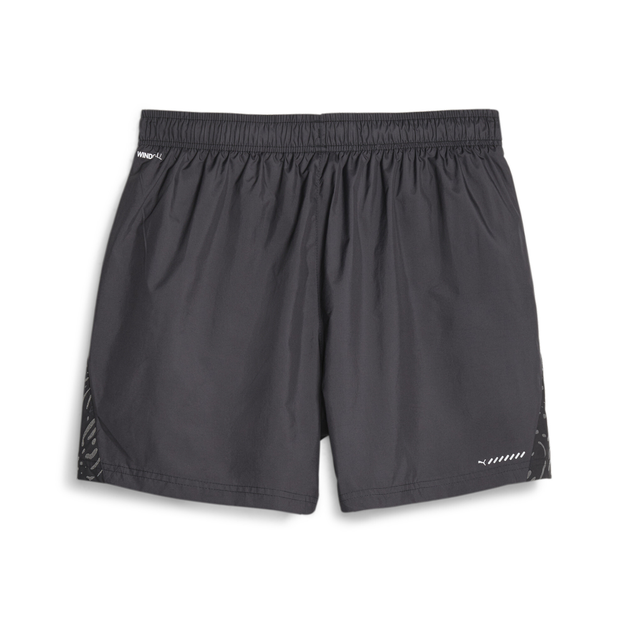 Men's RUN PUMA 5 Running Shorts In Black, Size XL