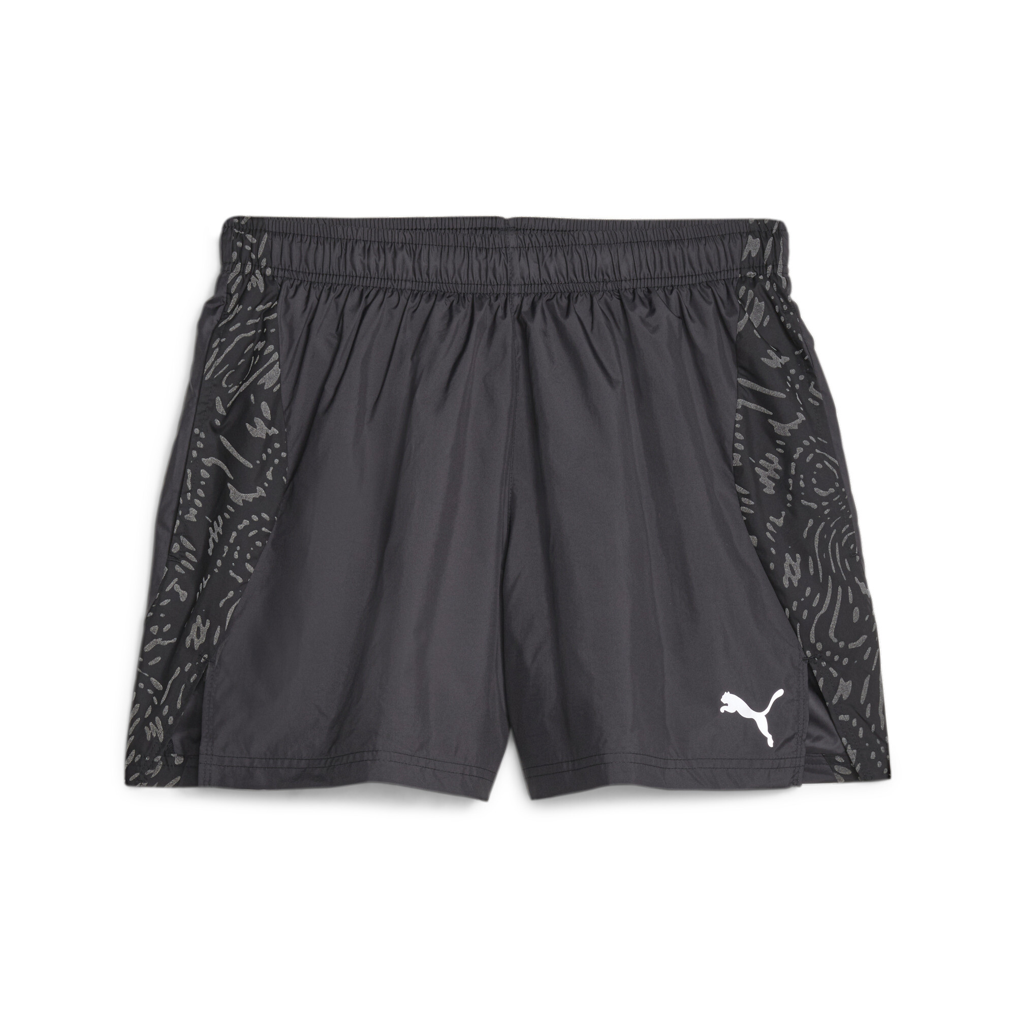 Men's RUN PUMA 5 Running Shorts In Black, Size XL