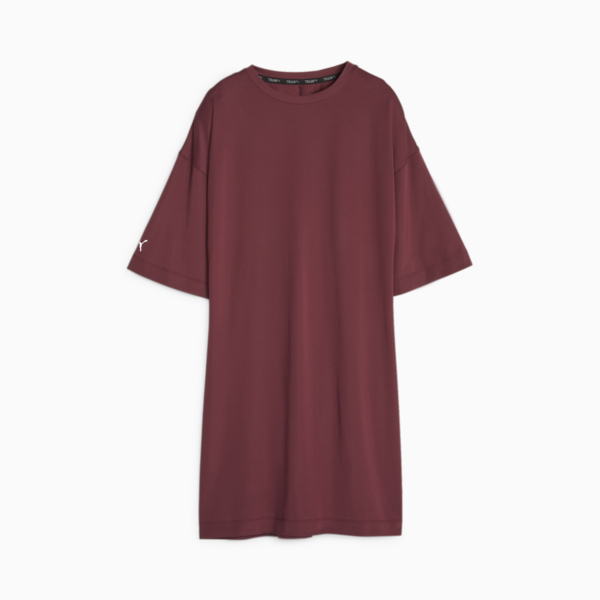 Modest Women's Oversized Training Tee, Dark Jasper, large-ZAF