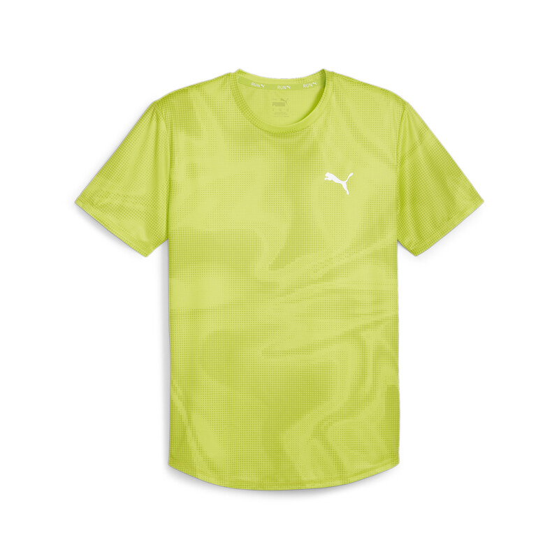 Men's PUMA Run Favourite Running T-shirt in Yellow size S