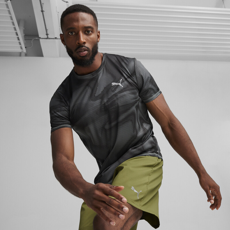 Men's PUMA Run Favourite Running T-shirt in Black size XXL