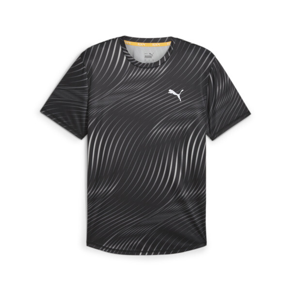 Remera RUN FAV para hombre, PUMA Black-Q3 Print, large-ARG