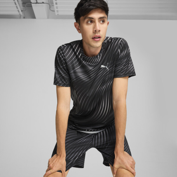 Remera RUN FAV para hombre, PUMA Black-Q3 Print, large-ARG