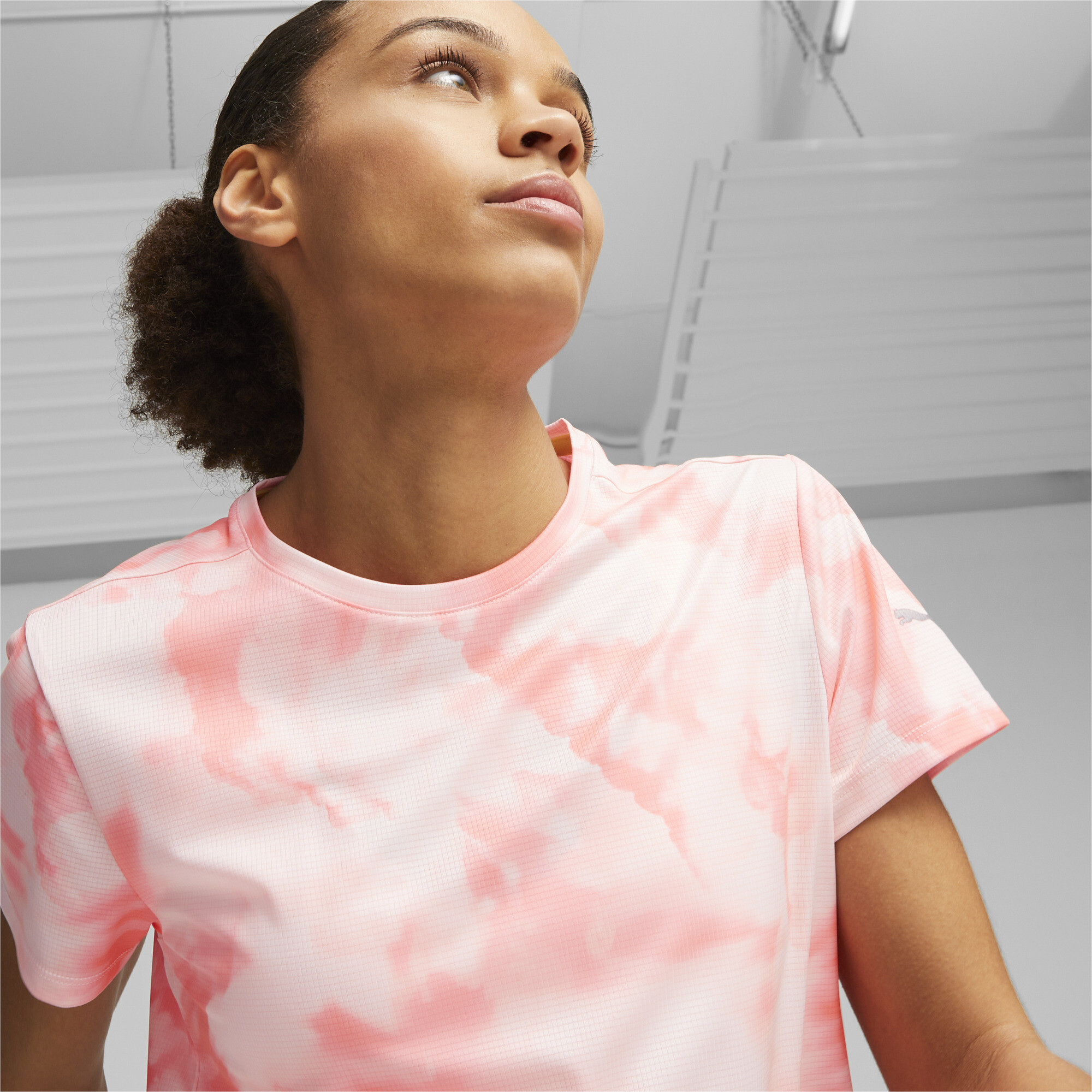 Women's Puma Run Favorite's T-Shirt, Pink, Size S, Clothing