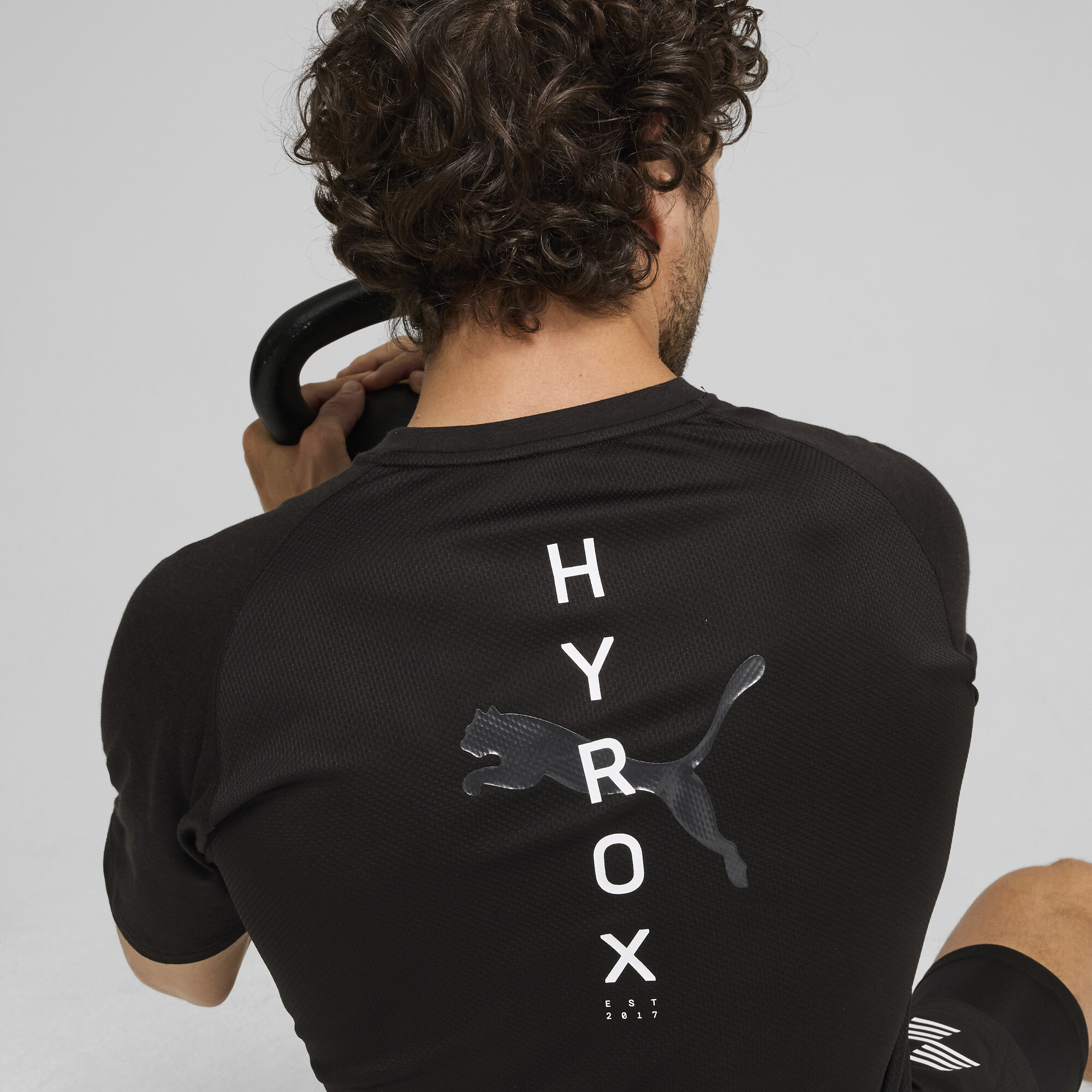 Men's Puma X HYROX Triblend Training T-Shirt, Black, Size M, Clothing