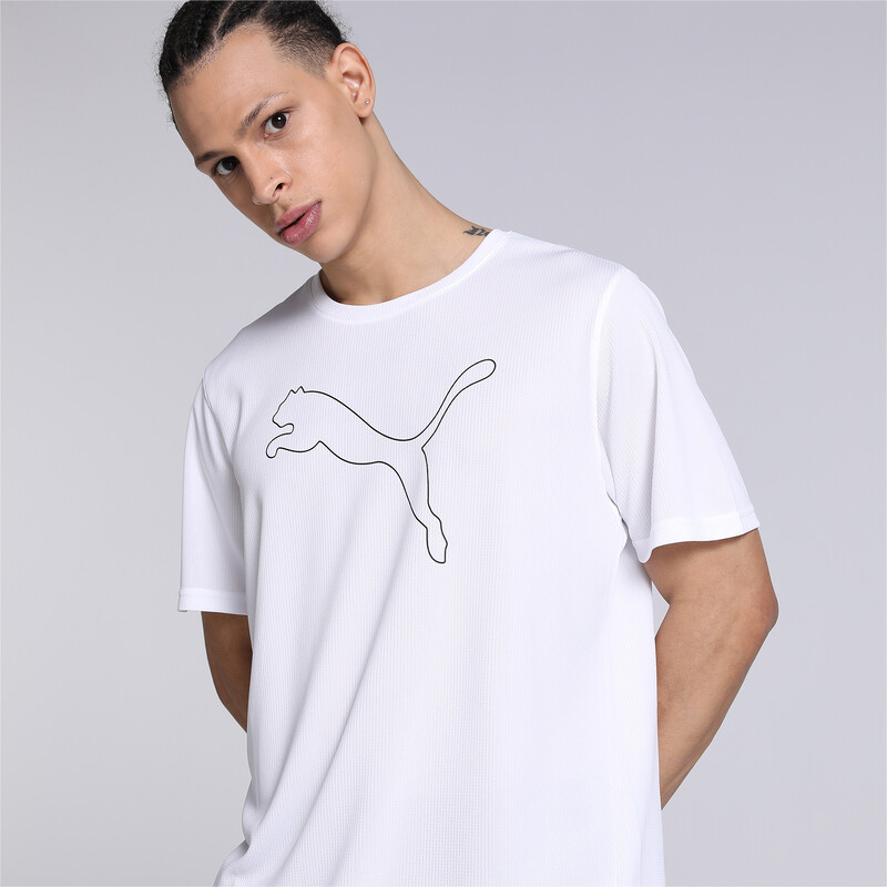 Puma white sales t shirt