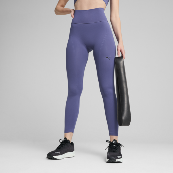 Leggings sin costuras SHAPELUXE para mujer, Blue Crystal, large-MEX