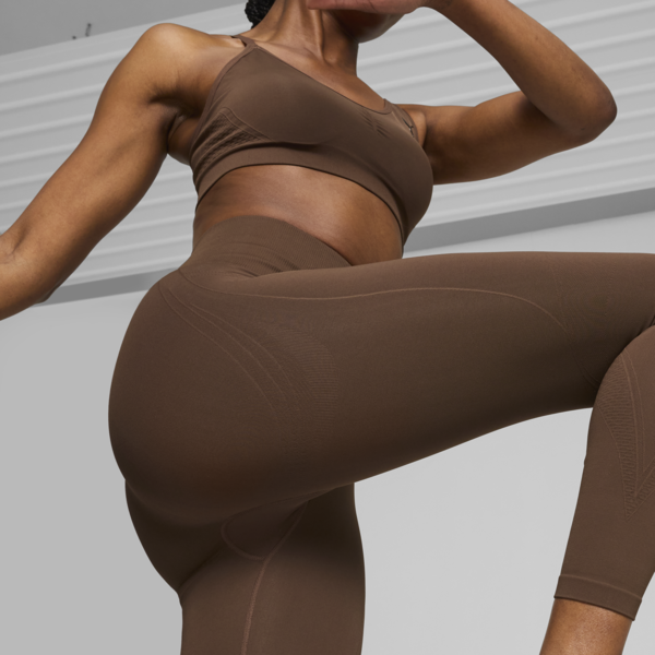 Leggings sin costuras SHAPELUXE para mujer, Espresso Brown, large-MEX
