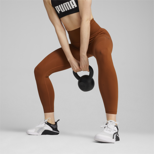 SHAPELUXE Seamless Women's Tights, Teak, large-ZAF