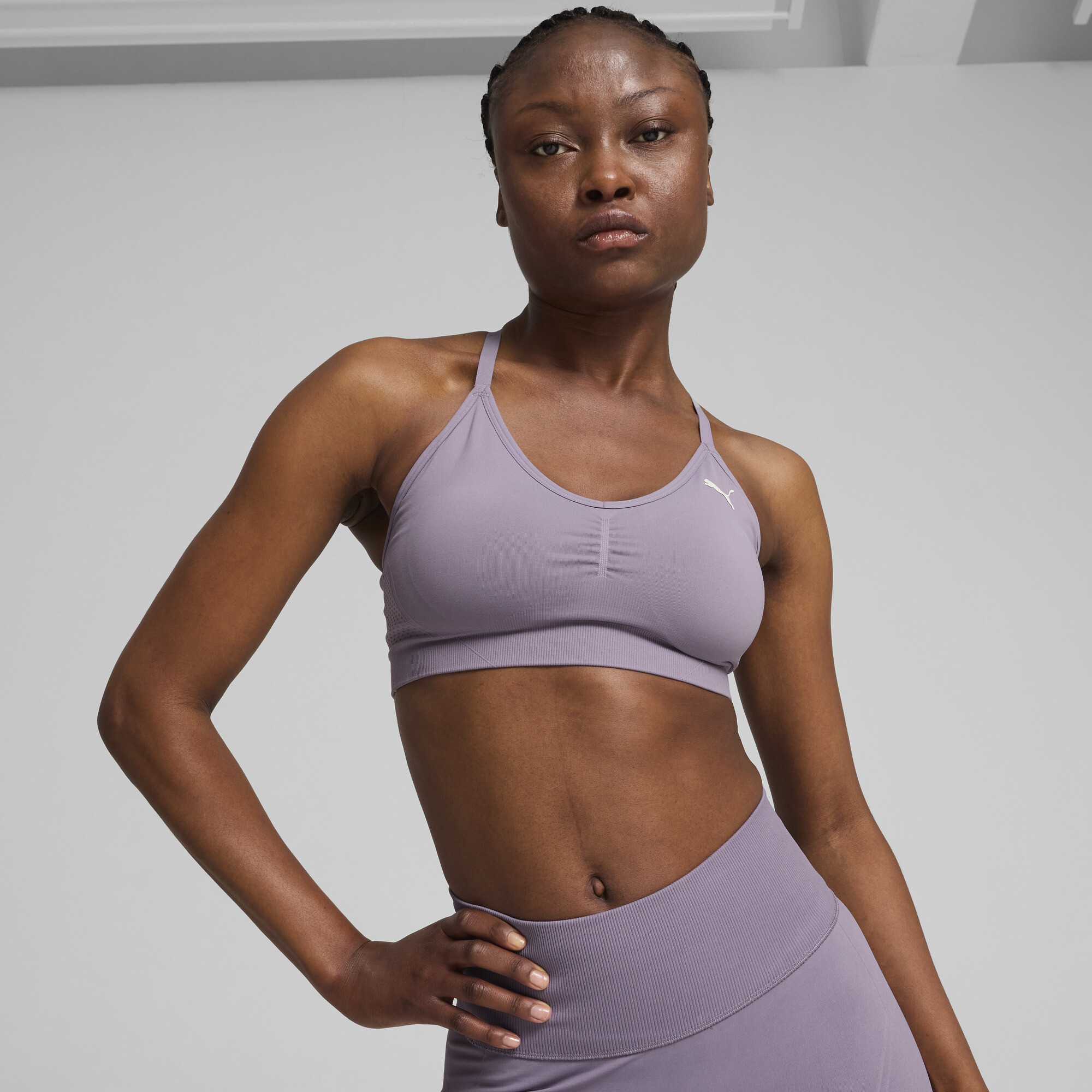 Puma MOVE SHAPELUXE Seamless BH Für Damen | Pale Plum | Größe: M