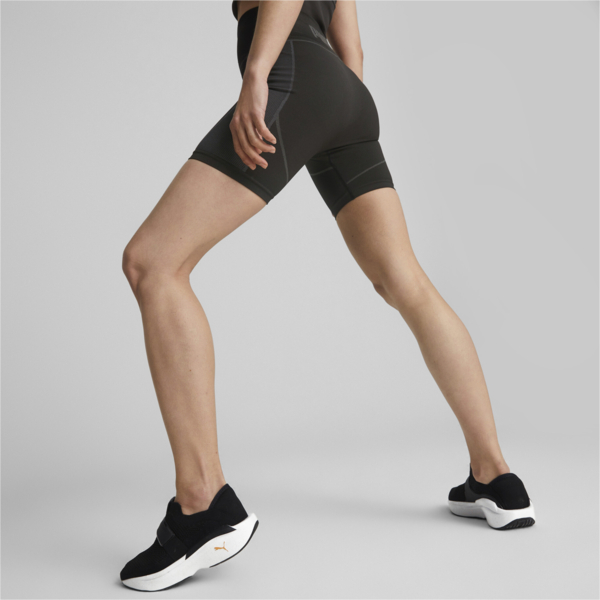 Calzas de training sin costuras FormKnit para mujer, PUMA Black-Strong Gray, large-ARG