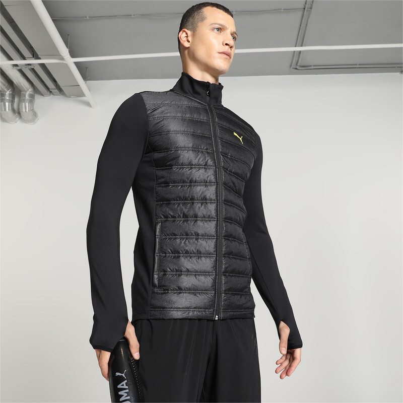 Men's PUMA X One8 Active Padded Training Jacket in Black size M