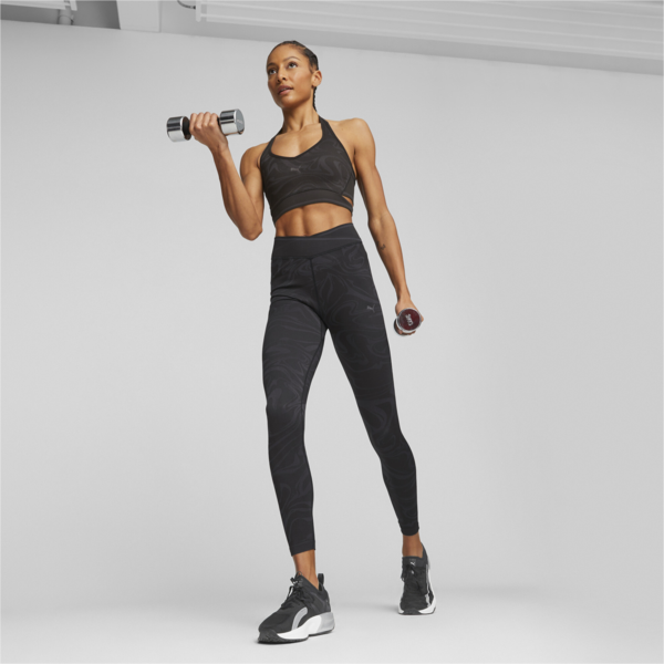 Top Formknit Seamless de bajo impacto, PUMA Black-Strong Gray, large-ARG