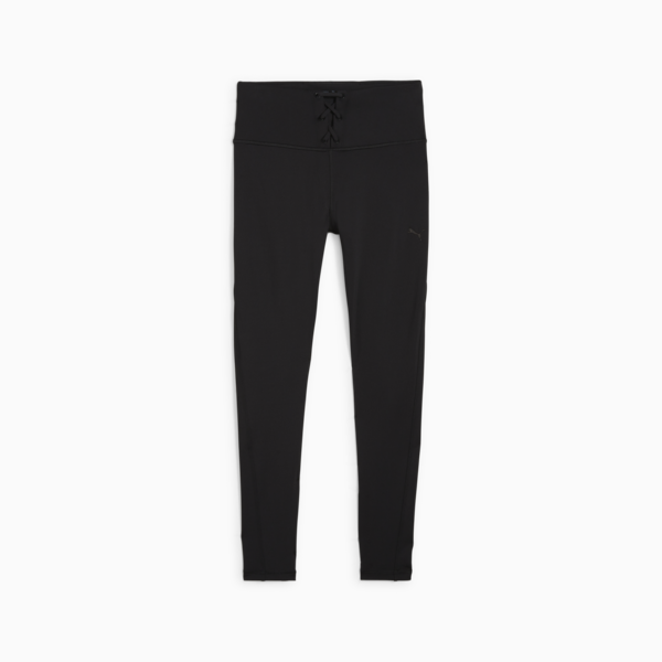 WOMEN'S CLOUDSPUN RIBBED TRAINING TIGHTS, PUMA Black, large-ZAF