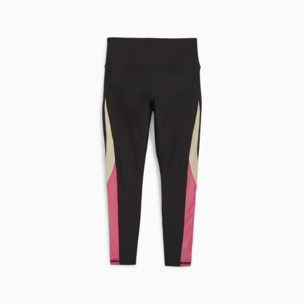 Calzas PUMA FIT EVERSCULPT para mujer, PUMA Black-Garnet Rose, large-ARG