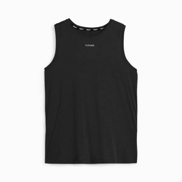 Remera de tirantes de training para mujer PUMA Fit TriBlend, PUMA Black, large-ARG