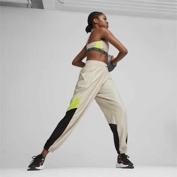 Pantalones de training de punto PUMA FIT «Move» para mujer, Putty, large-ARG
