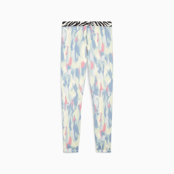 Calzas DE TRAINING ANIMAL REMIX DE TALLE ALTO CON PERNERA DE 7/8, Turquoise Surf, large-ARG